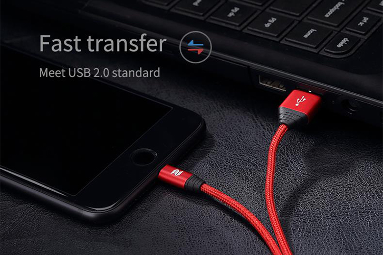 Dây Cáp Sạc Lightning Cho iPhone Rock M5 1m - Hàng Chính Hãng