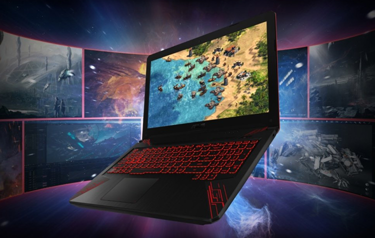 Laptop Asus TUF Gaming FX504GD-E4177T Core i5-8300H/Win10 (15.6 inch) - Đen - Hàng Chính Hãng