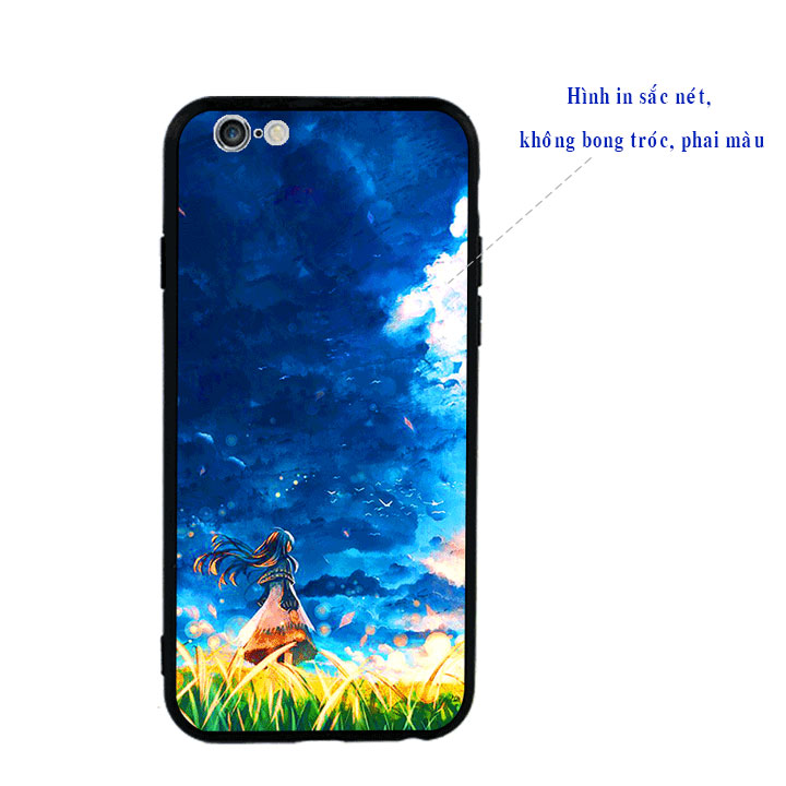 Ốp lưng viền TPU cao cấp cho Iphone 6 Plus - Little Girl