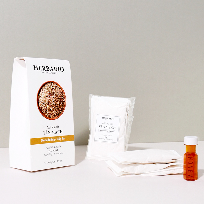 Combo bột yến mạch (100g) + Bột đậu đỏ & sữa dê (100g)