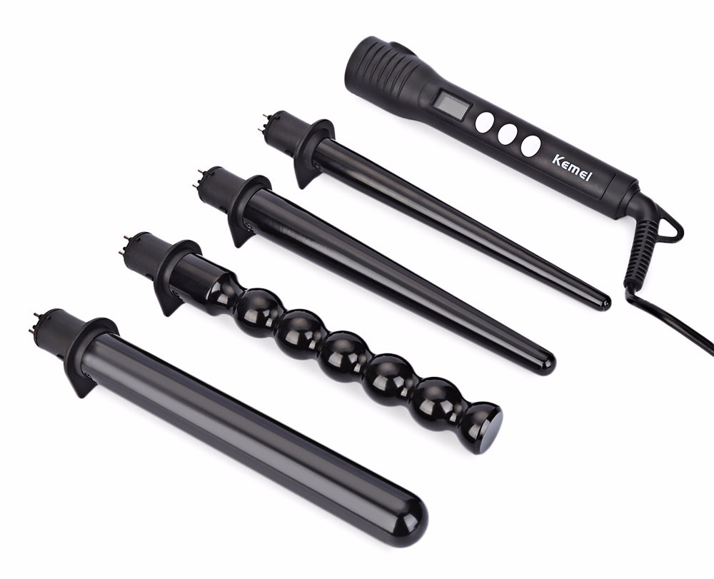 Máy Uốn Tóc Tại Nhà 4 Trong 1 Kemei KM-4083