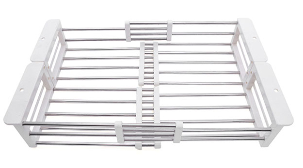 Kệ Inox gác trên bồn rửa loại lớn PT-944