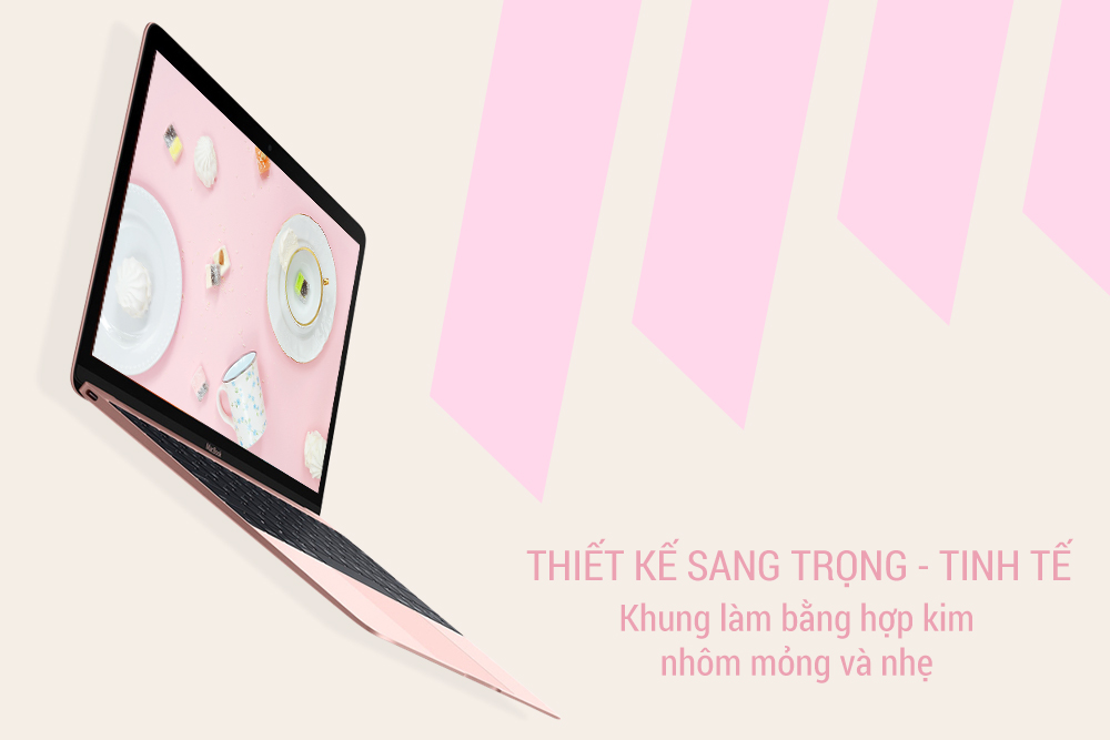 Apple Macbook 2016 MMGM2 (12 inch) - Vàng Hồng
