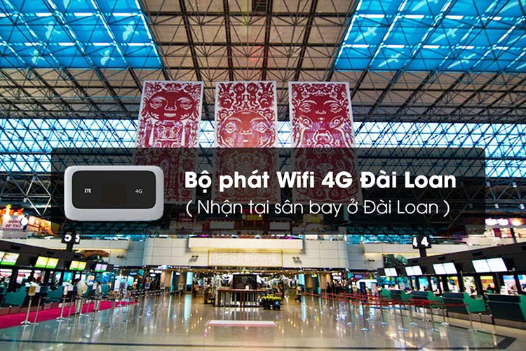 Thuê Bộ Phát Wifi 4G Đài Loan 2 Ngày