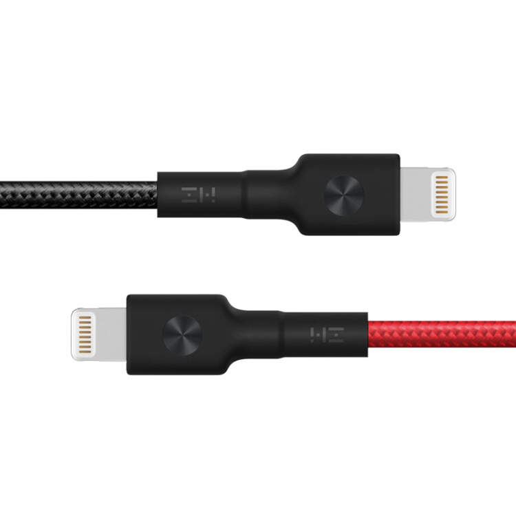 Cáp Sạc Apple 30cm Cho iPhone 6s/7/7+/SE/iPad - ZMI (Purple Rice) - Đen