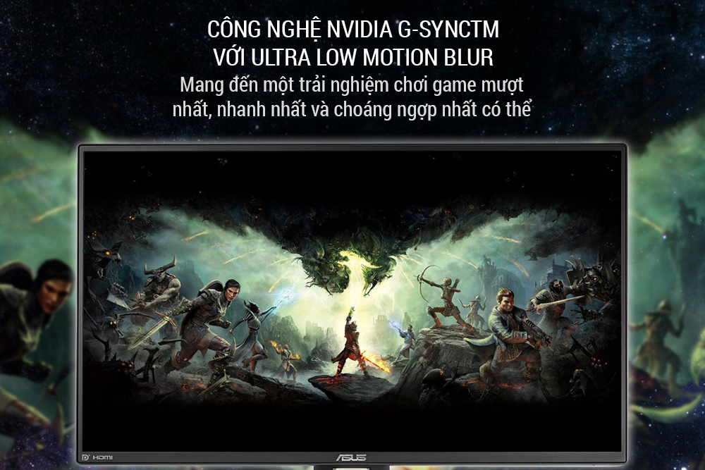 Màn Hình Asus ROG Swift PG258Q 25inch FullHD 1ms 240Hz TN - Hàng Chính Hãng