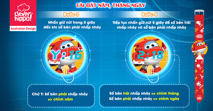 Đồng Hồ Điện Tử Fairy Queen Clever Hippo WA0250