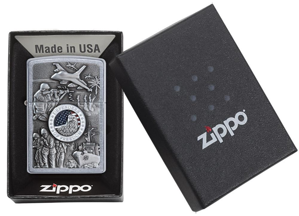 Zippo-Joined-Forces-Emblem-Street-Chrome-24457-5
