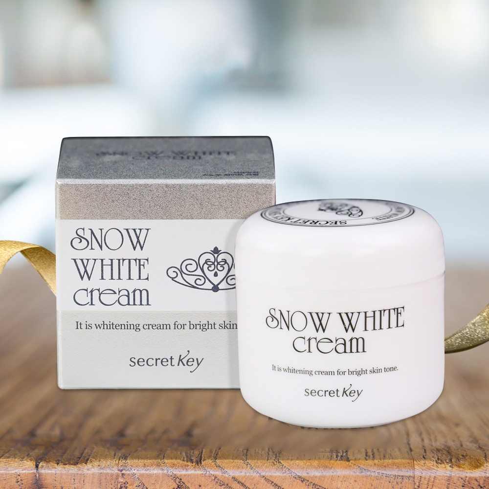 Bộ sản phẩm dưỡng trắng da toàn diện Secret Key (Snow White Cream 50g + Snow White Milky Pack 200g)