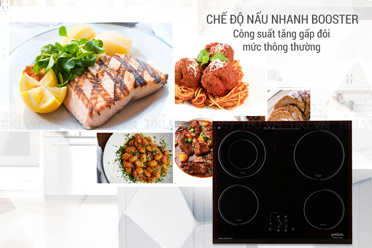 Bếp Điện Từ - Hồng Ngoại Kết Hợp Goldsun GIR2-641T