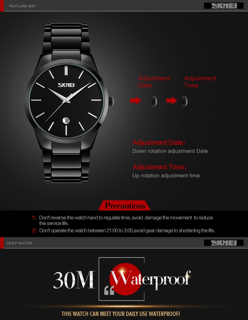 Đồng hồ Nam thời trang SKMEI 9140 - DHA519