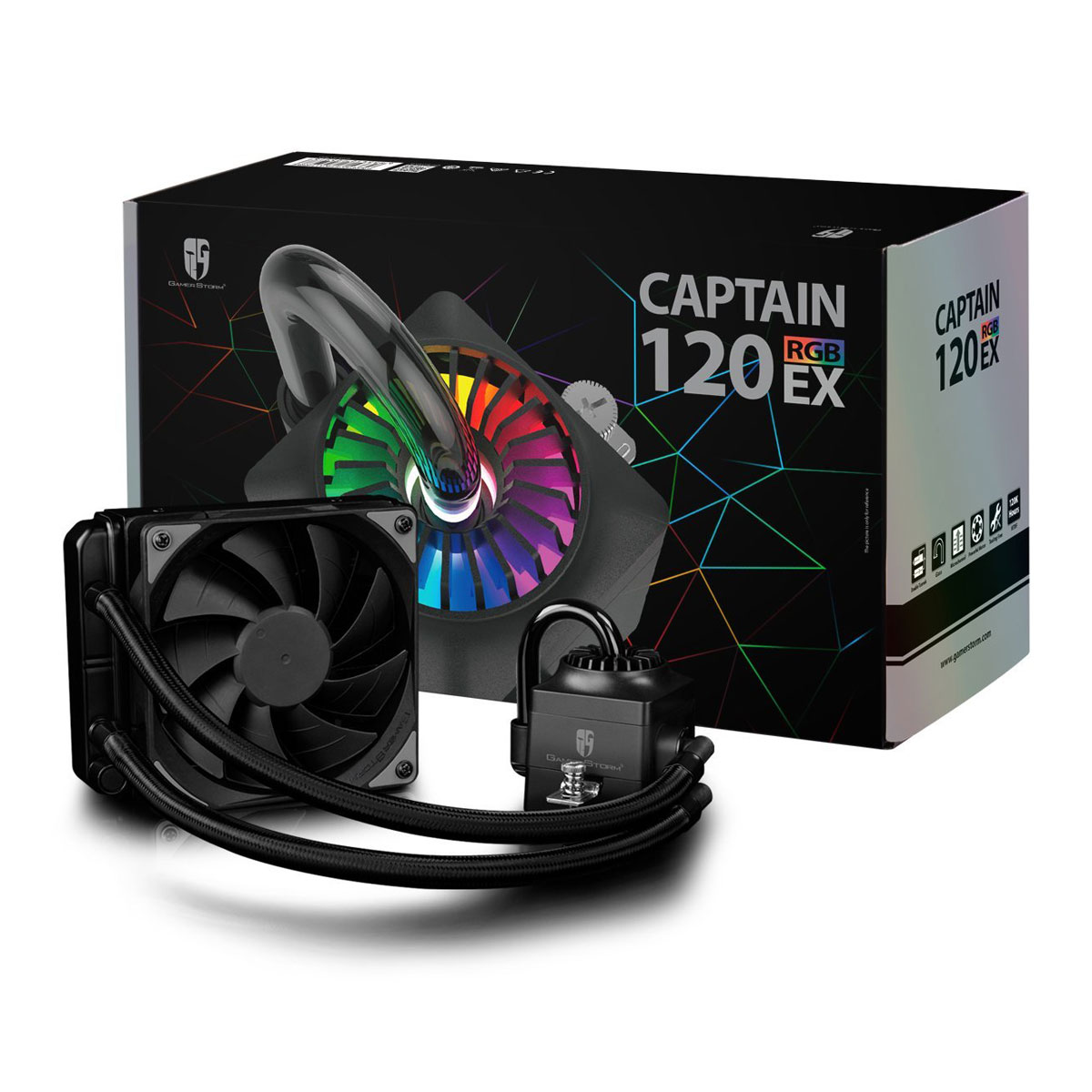 Tản nhiệt CPU Deepcool Captain 120 EX RGB - Hàng Chính Hãng