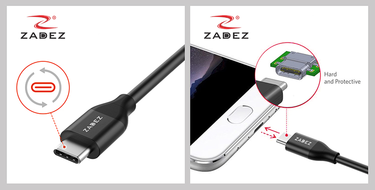 Cáp USB 3.0 To Type C Zadez ZCC-328 (1m) - Hàng Chính Hãng