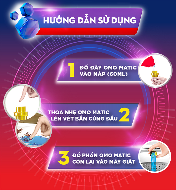 Nước Giặt  OMO Cho Máy Giặt Cửa Trên 21122475 (2.7kg) 