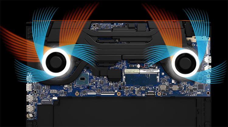 Laptop Gaming Asus ROG Zephyrus GX501GI-EI018T Core i7-8750H/Win10 (15.6 inch) - Black Aluminum - Hàng Chính Hãng