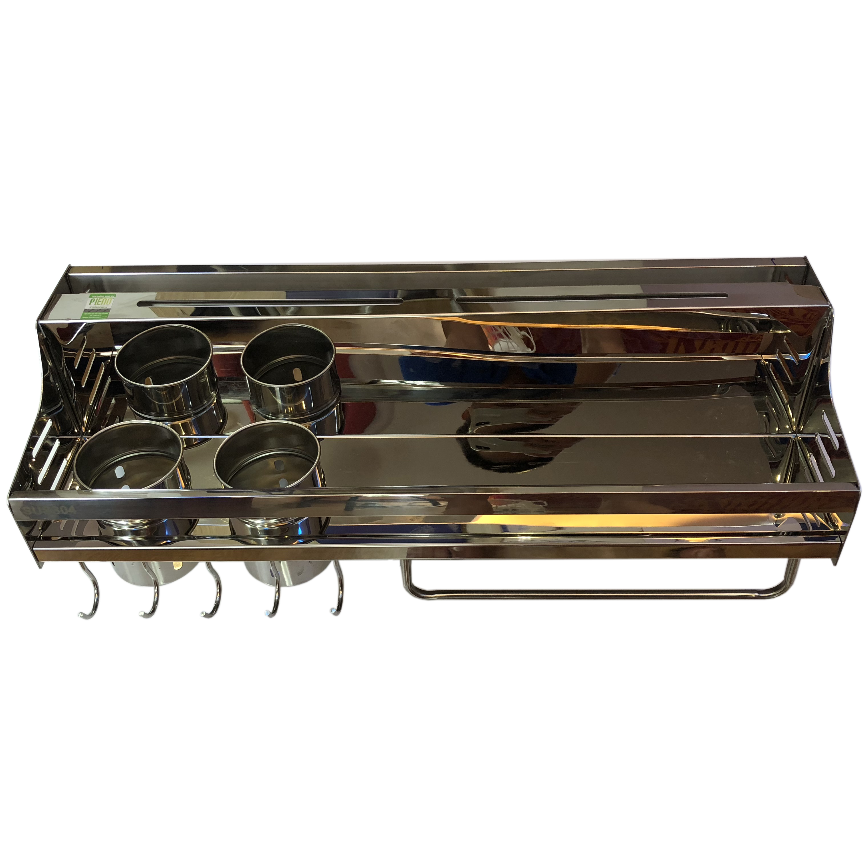 Kệ nhà bếp treo tường đa năng inox sus 304 PIEN0