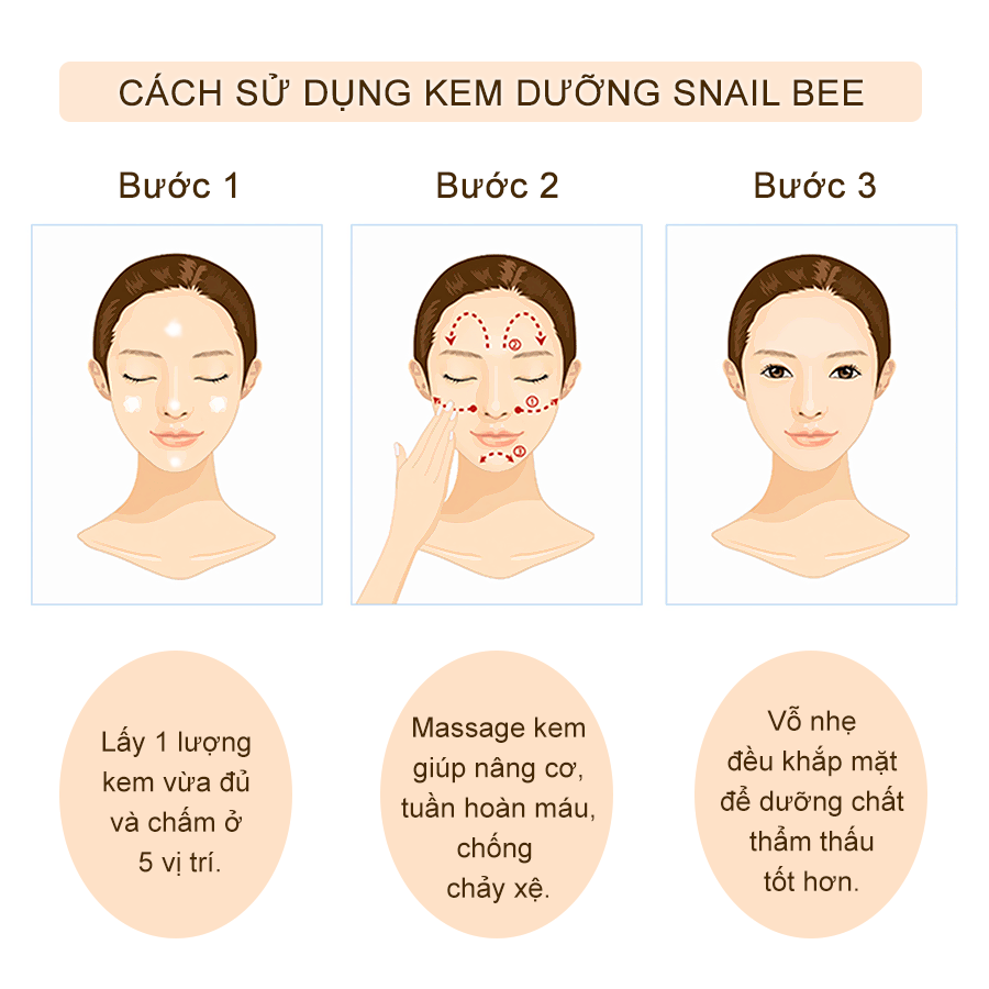 Kem dưỡng da trị mụn Benton Snail Bee High Content Steam Cream 50g