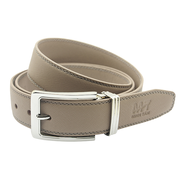 Thắt Lưng Nam Da Saffiano Minh Tâm MT531-02 - Xanh