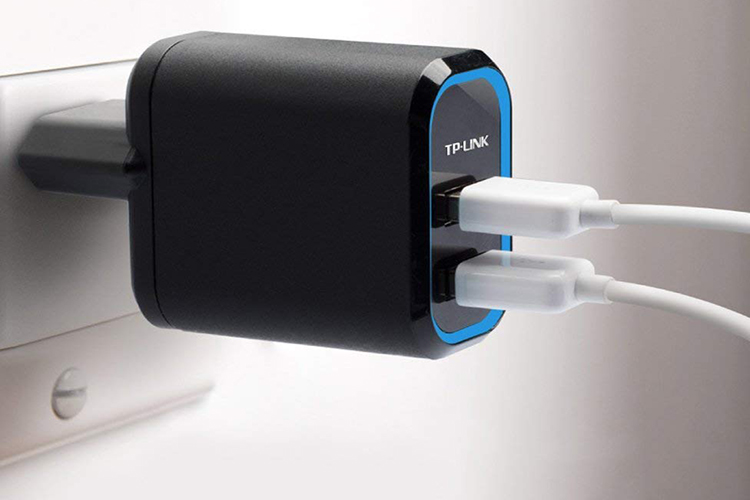 Adapter Sạc 2 Cổng TP-Link 40W - UP220 (Đen) - Hàng Chính Hãng