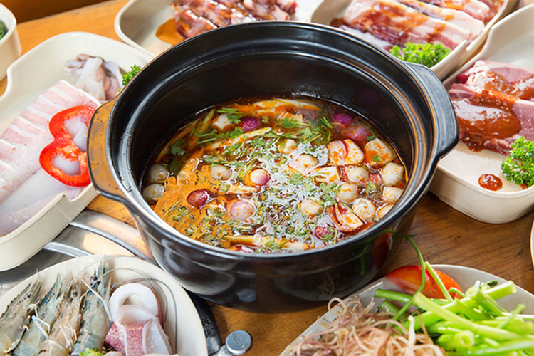 Buffet Nướng & Lẩu, Bia Tươi / Nước Ngọt Không Giới Hạn Tại Sườn Cọng BBQ