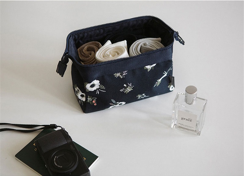 Túi Đựng Đồ Mỹ Phẩm Không Thấm Nước TNTT0105 (18 x 13 x 9 cm) - Xanh