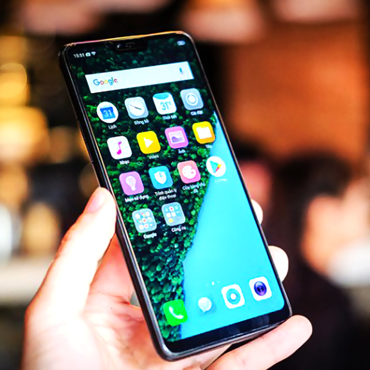 Kính Cường Lực 5D Full Màn Hình Cho Oppo F7 - Màu Trắng