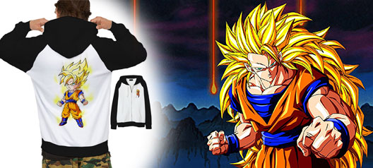 Áo Khoác Songoku Dragonball Super Saiyan