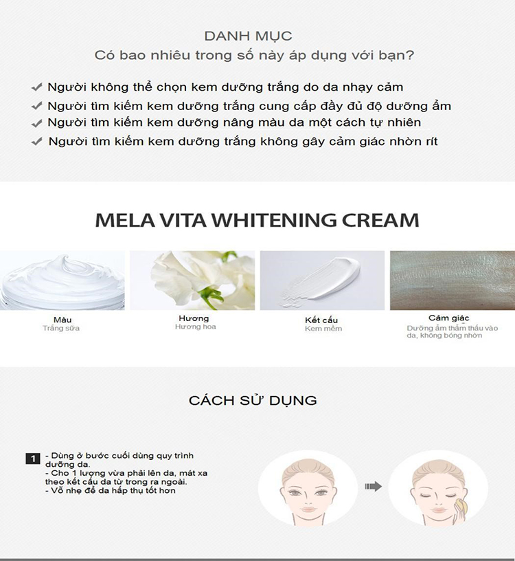 Kem Dưỡng Trắng andLAB Mela-Vita (50ml)