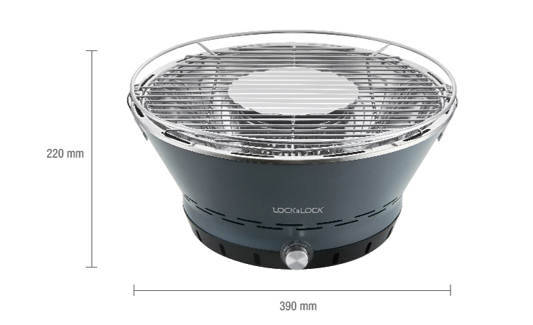 Bếp Nướng Than Portable Outdoor Grill Lock&Lock EJG441