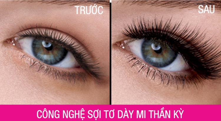Mascara Maybelline Magnum Làm Dày Mi 10 Lần (9.2ml)