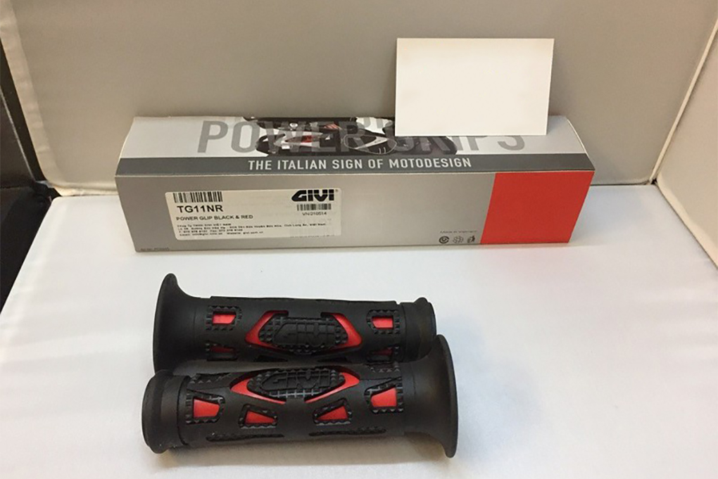 Bao Tay Cầm Givi Màu Đen Đỏ TG11NR