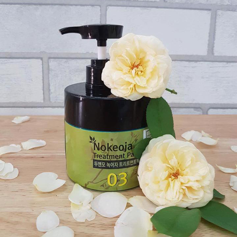 Kem Xả, Hấp Tóc Thảo Dược Dành Cho Da Đầu Gàu Và Rụng Tóc Nokeoja (500g)