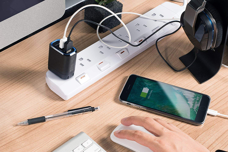 Adapter Sạc 2 Cổng TP-Link 40W - UP220 (Đen) - Hàng Chính Hãng
