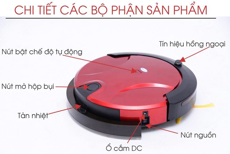 Robot Hút Bụi Lau Nhà Thông Minh Kachi KC-HB01