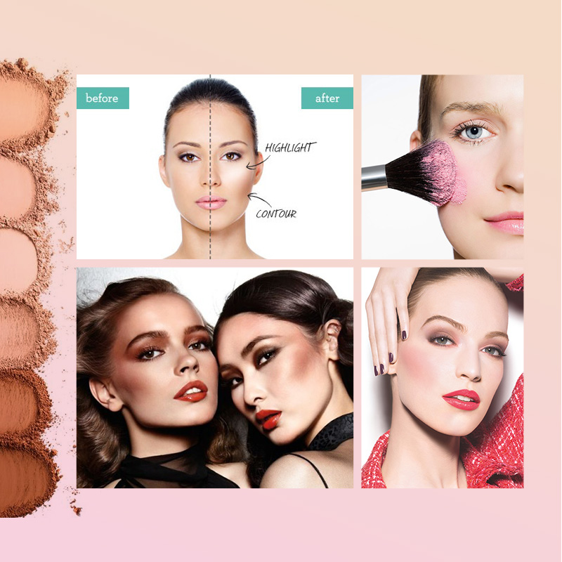 Bảng Phấn Tạo Khối O.TWO.O Contour 4 Shades Palette