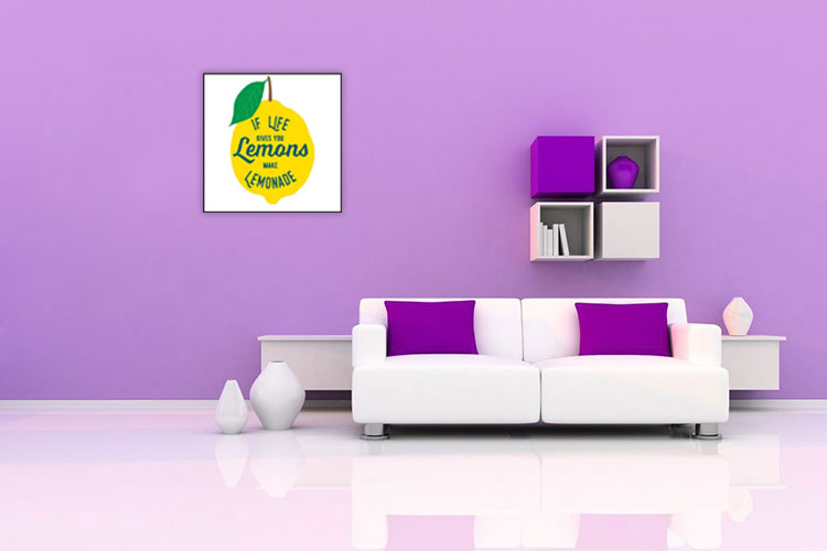 Tranh Trang Trí If Life Gives You Lemons