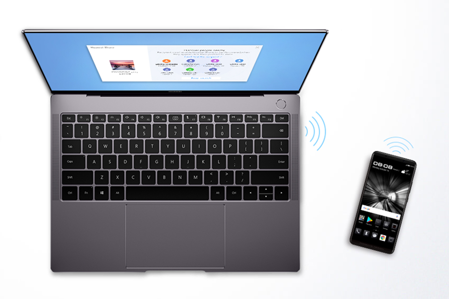 Laptop Huawei MateBook X Pro Core i7-8550U/ Win10 (13.9 inch) - Silver - Hàng Chính Hãng