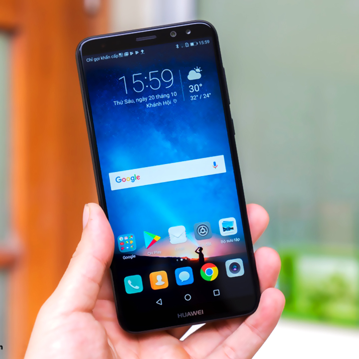 Kính Cường Lực 5D Full Màn Hình Cho Huawei Nova 2i - Màu Đen