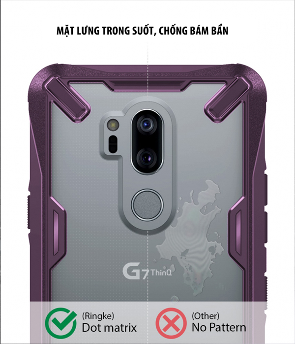 Ốp lưng LG G7 ThinQ Ringke FUSION-X