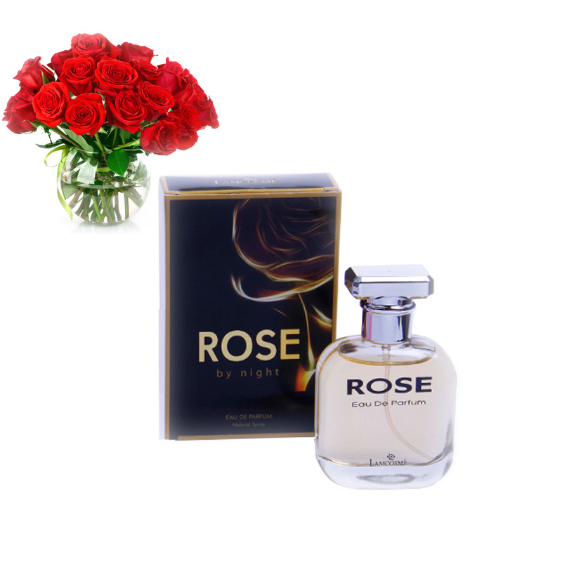 Nước hoa nữ 60ml Lamcosmé - Rose , Sang trọng và quyến rũ với nét hương độc đáo & cực kỳ lâu phai