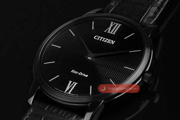 Đồng Hồ Nam Dây Da Siêu Mỏng Citizen AR1135-10E - Đen