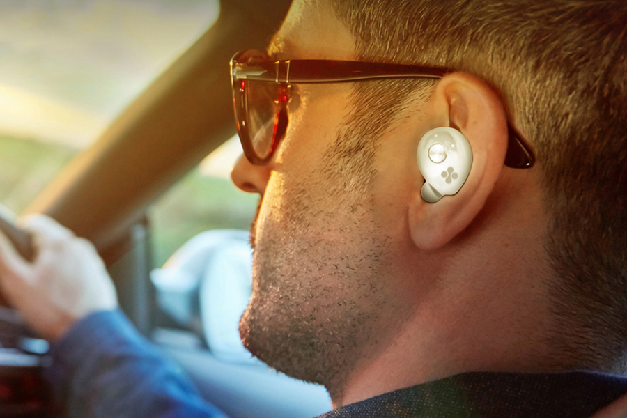 Tai Nghe Bluetooth Earbuds Promate Primebud Siêu Nhỏ V4.2 CVC 6.0 TWS Kèm Ốp Sạc Nhỏ - Hàng Chính Hãng