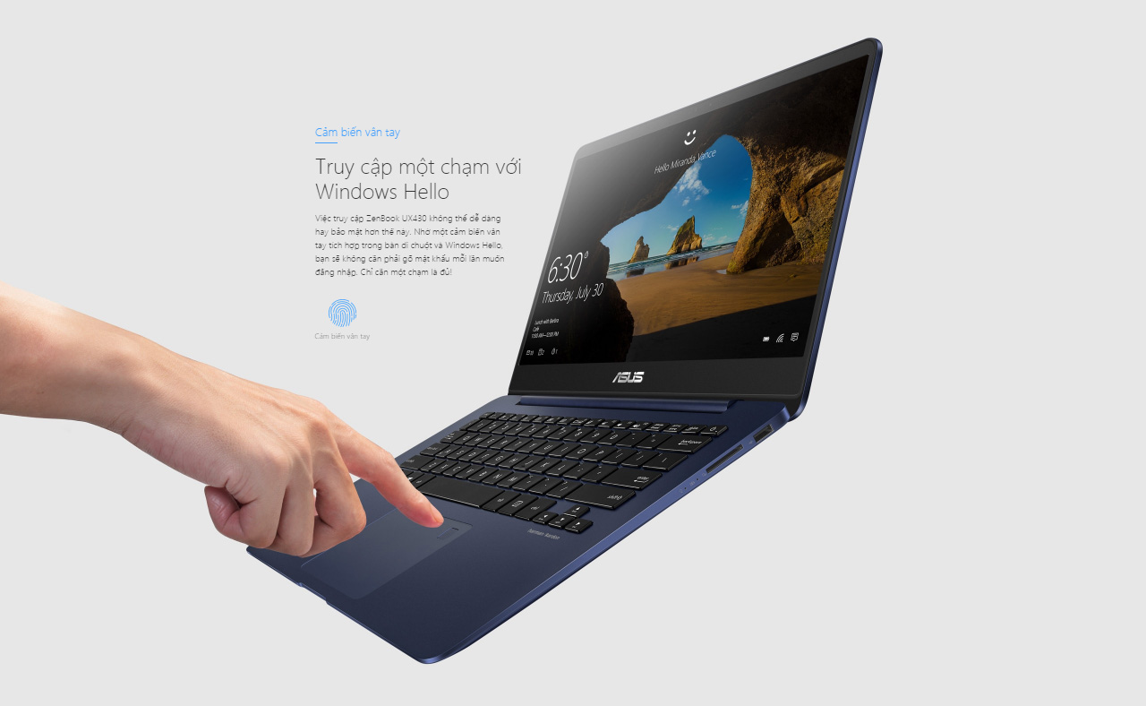 Laptop Asus ZenBook UX430UN-GV081T Core i5-8250U/Win 10 (14 inch) - Gold Metal - Hàng Chính Hãng