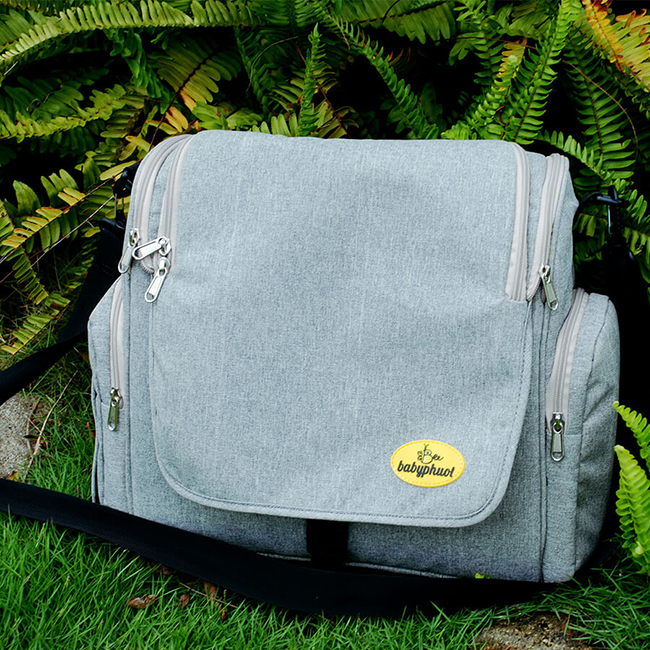 Balo Baby Phượt Beesmart BEEBABYPHUOT - Xám