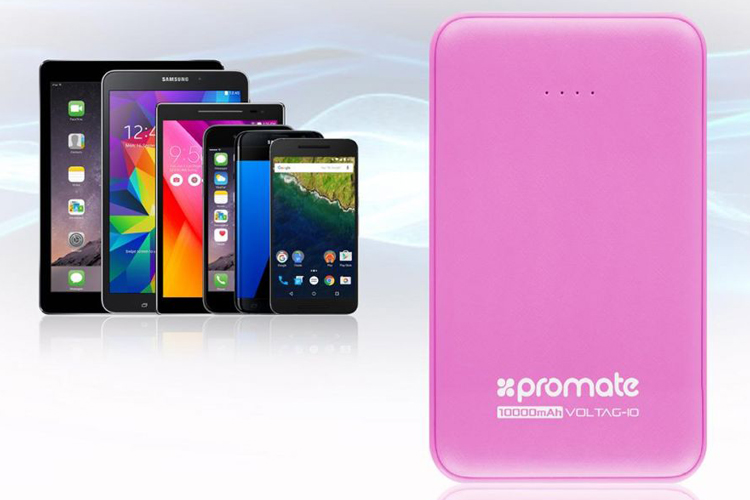 Pin Sạc Dự Phòng Promate Voltag-10 10000mAh Siêu Mỏng - Hàng Chính Hãng