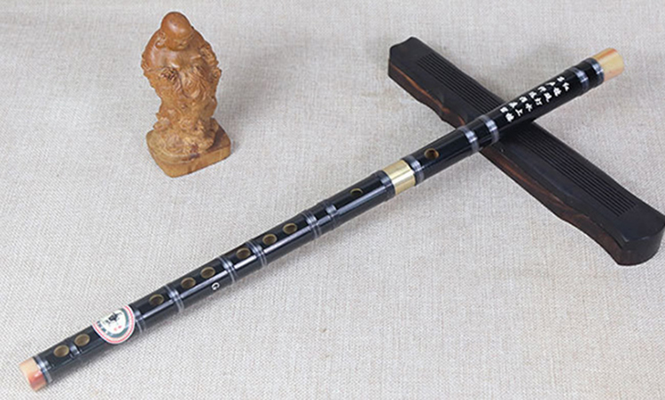 Sáo Trúc Dizi Đen Khớp Đồng TAD12