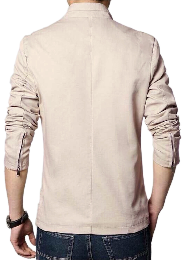 Áo Khoác Kaki Nam dây kéo phối Pigofashion PGAK69