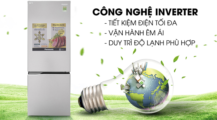 Tủ Lạnh Inverter Panasonic NR-BV329QSV2 (290L)