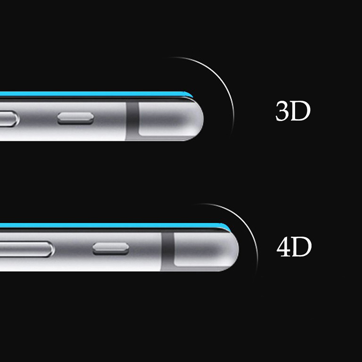 Kính Cường Lực Full Màn Hình 5D Cho Iphone 6 Plus - Màu Đen