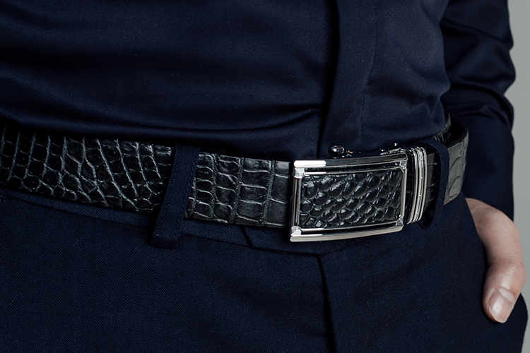 Thắt Lưng Nam Laforce Da Cá Sấu DLA1500-B-D